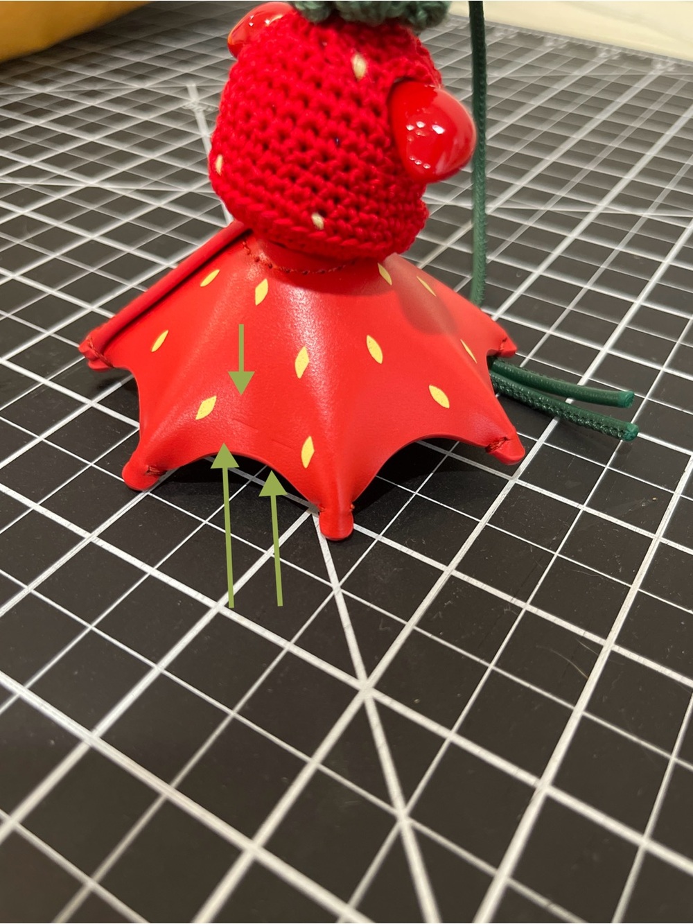 Loewe Berrybop Strawberry Character Bag Charm - Picture 11 of 11